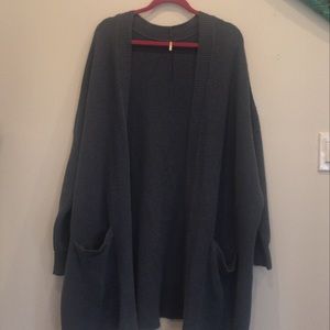 Large Free People long cardigan